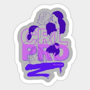 Curl pride Sticker